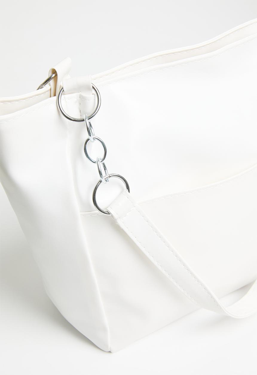 edit - Raven tote bag - white