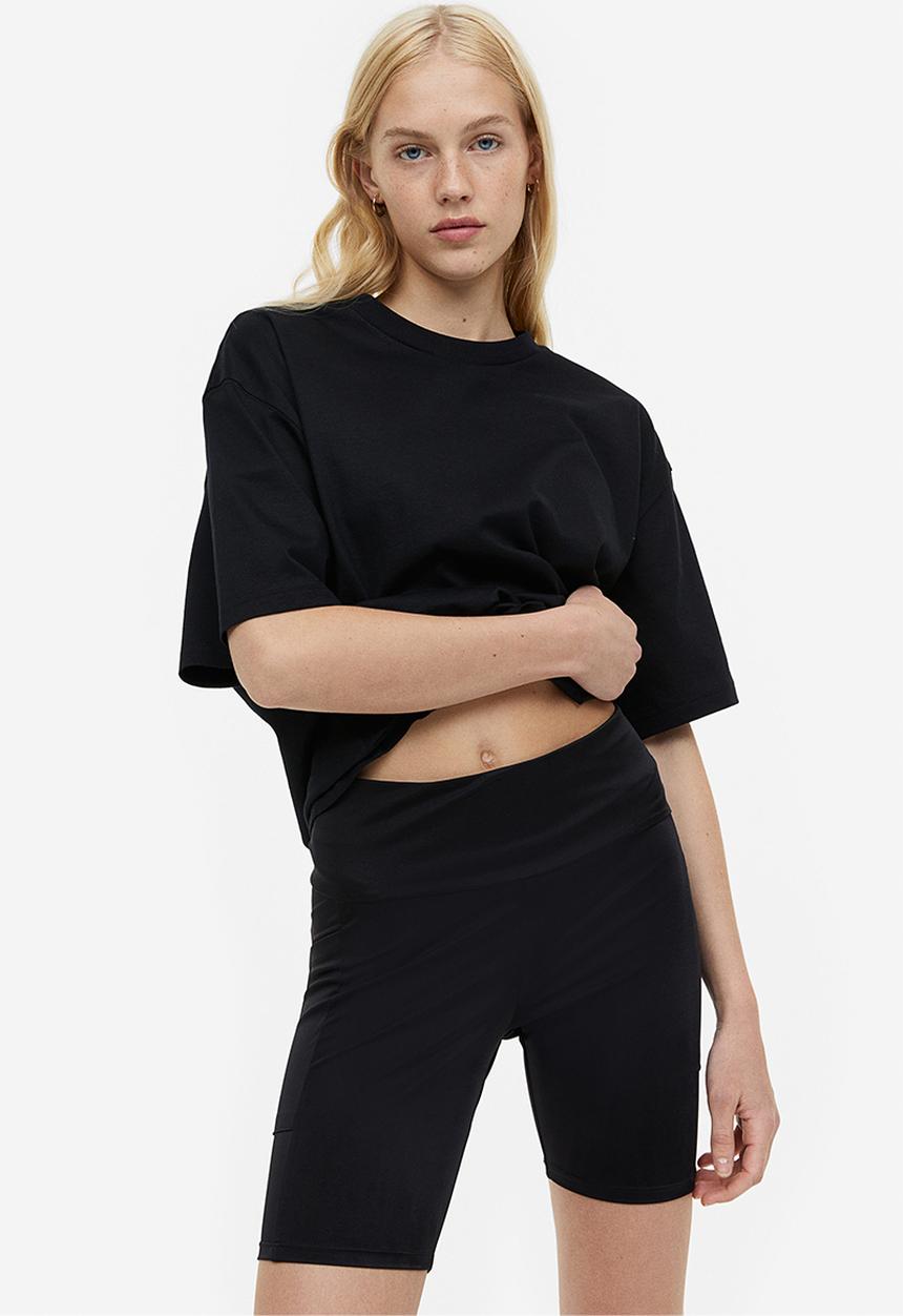 H&M - Boxy t-shirt - black