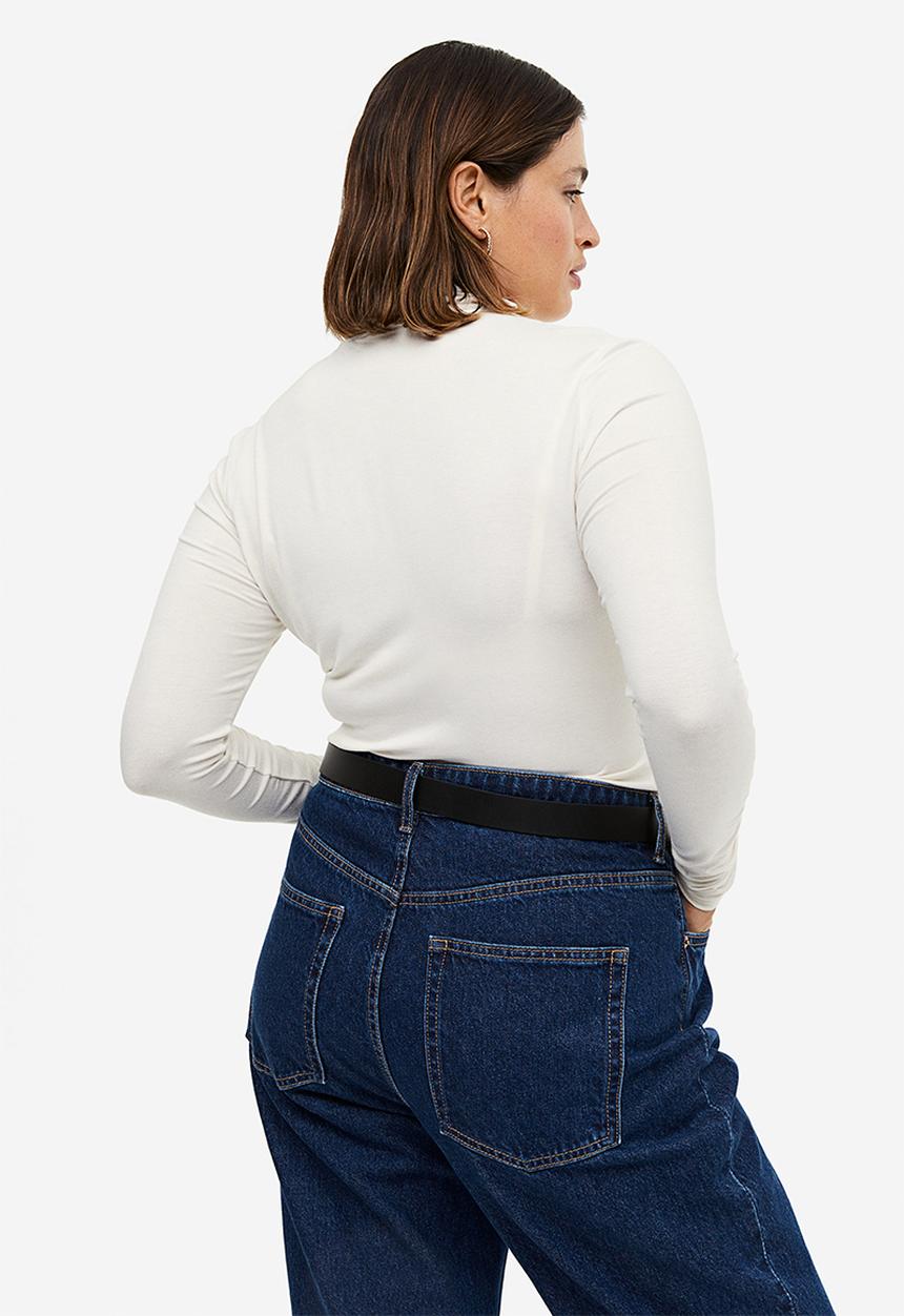 H&M - Polo-neck top - white