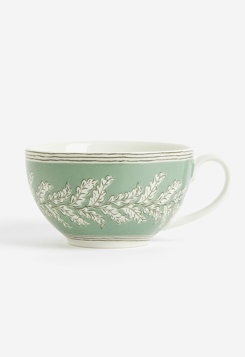 H&M - Porcelain cup - green