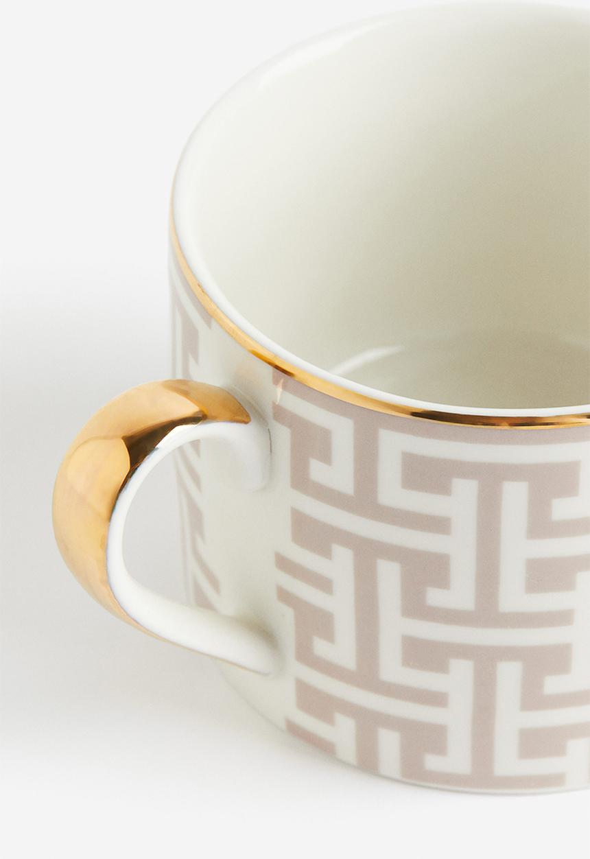 H&M - Porcelain cup - beige