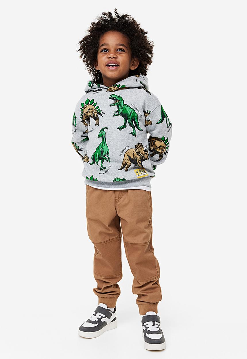 H&M - Joggers with reinforced knees - brown