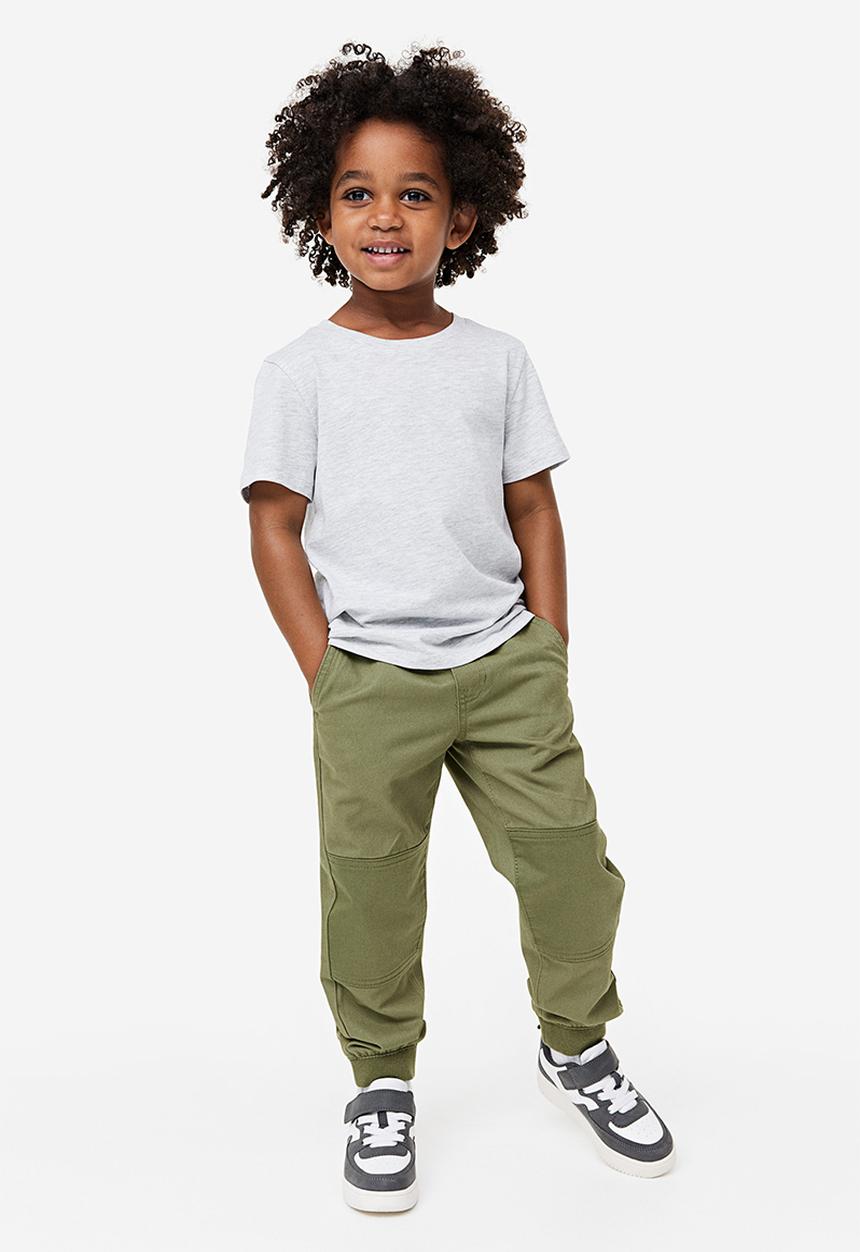 H&M - Joggers with reinforced knees - green