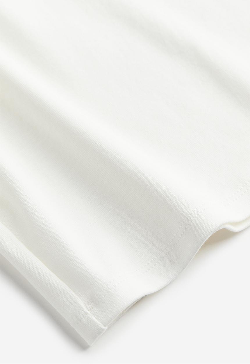 H&M - Long-sleeved jersey top - white