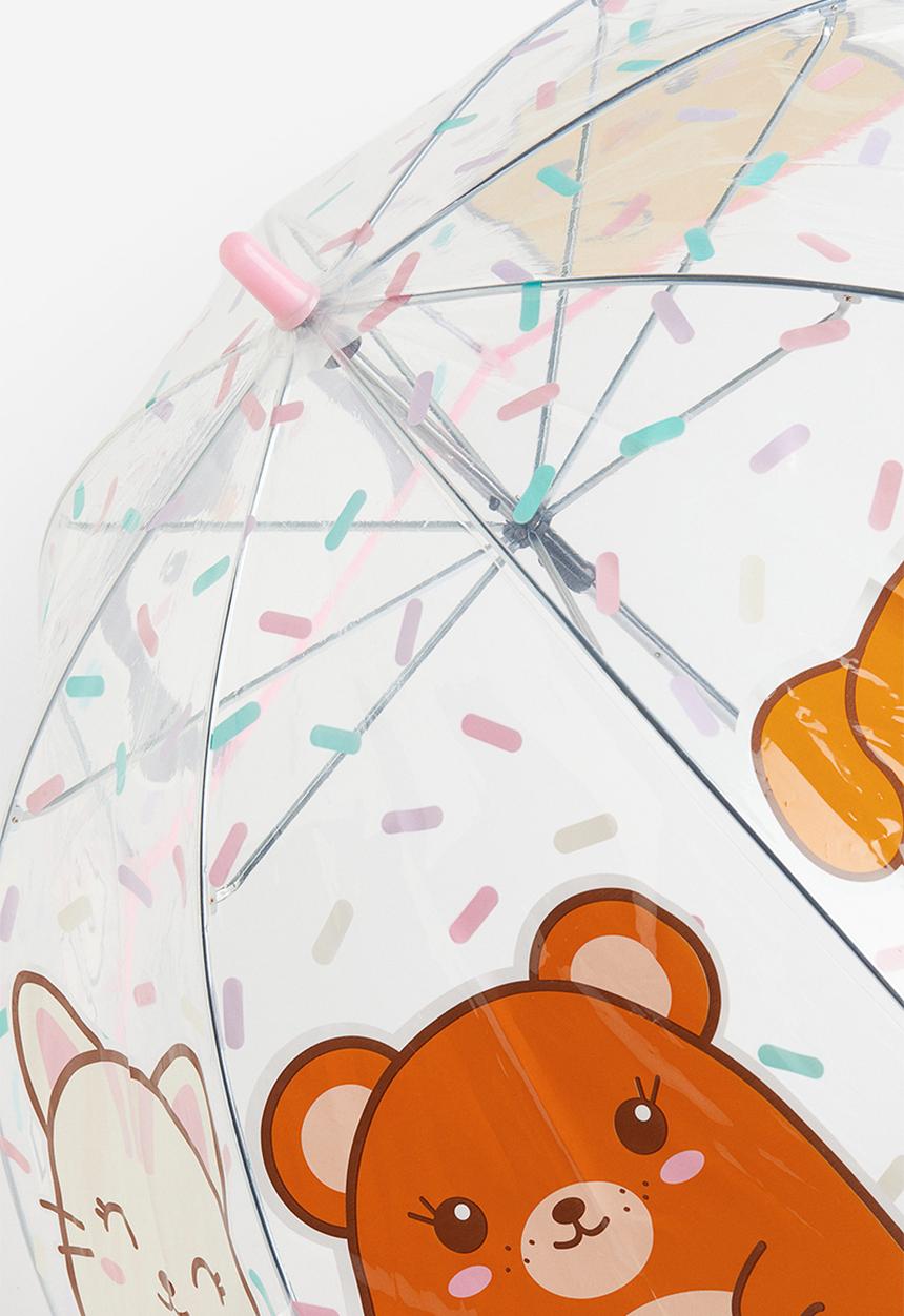 H&M - Printed umbrella - transparent pink
