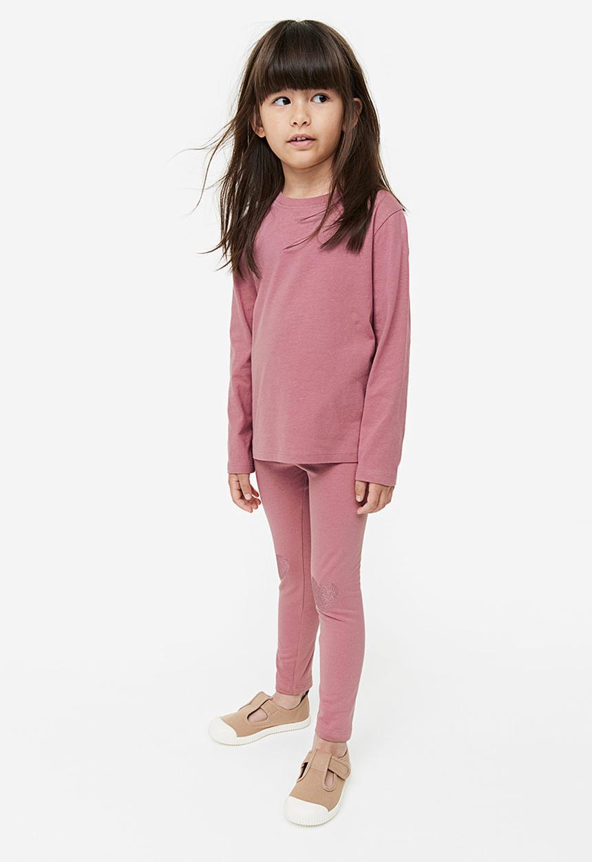 H&M - Long-sleeved jersey top - pink