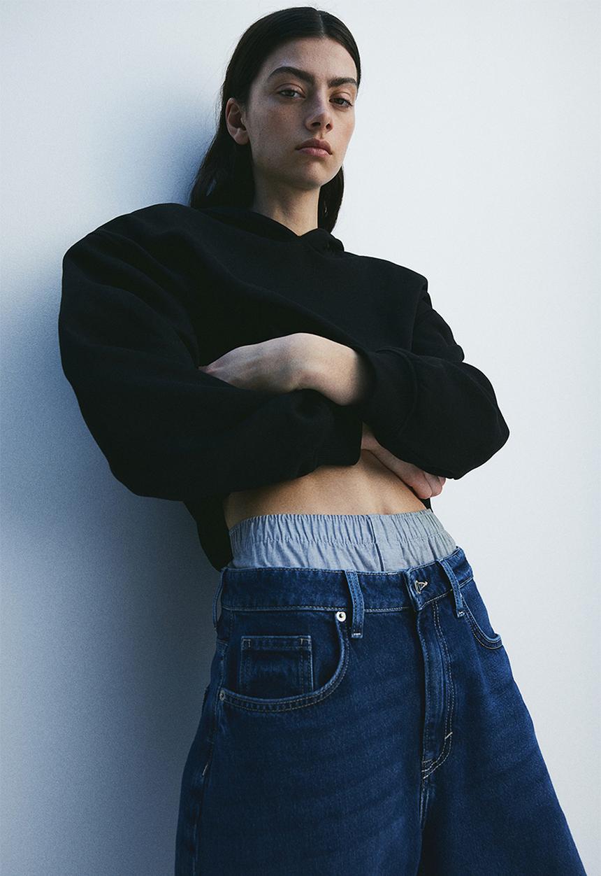H&M - Hoodie - black