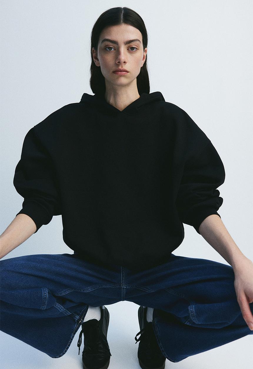 H&M - Hoodie - black