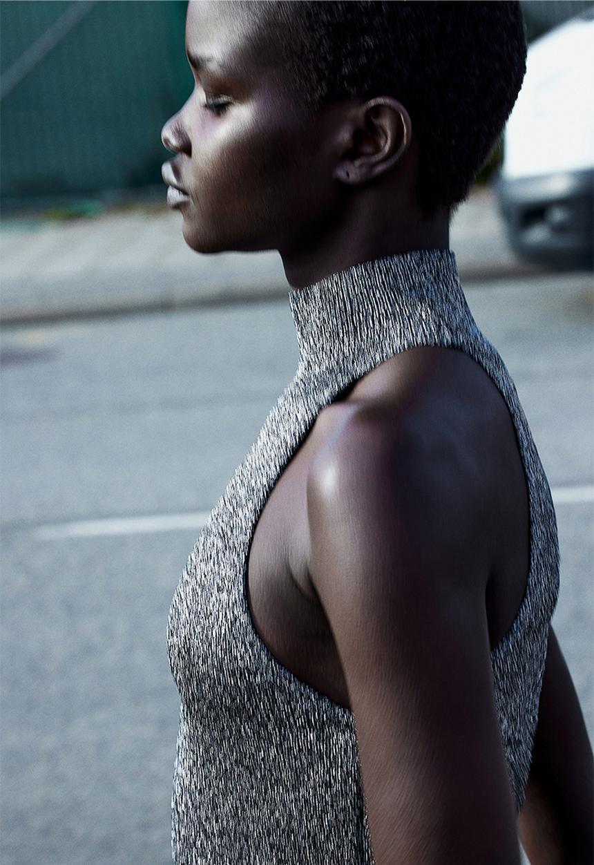 H&M - Glittery turtleneck top - black 