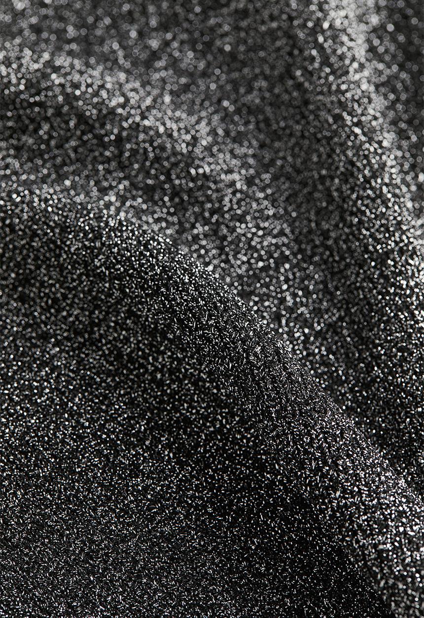 H&M - Glittery turtleneck top - black 
