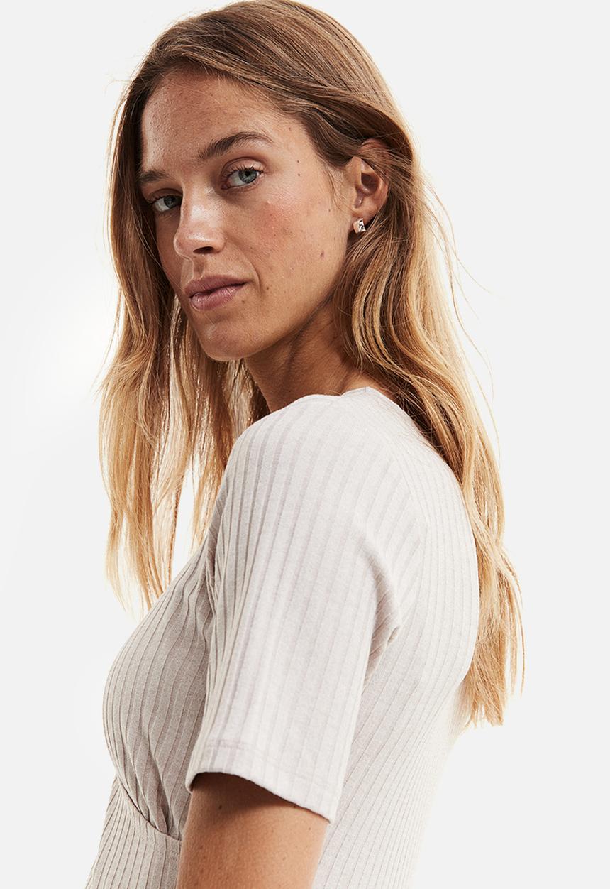 H&M - Mama before & after maternity/nursing top - beige