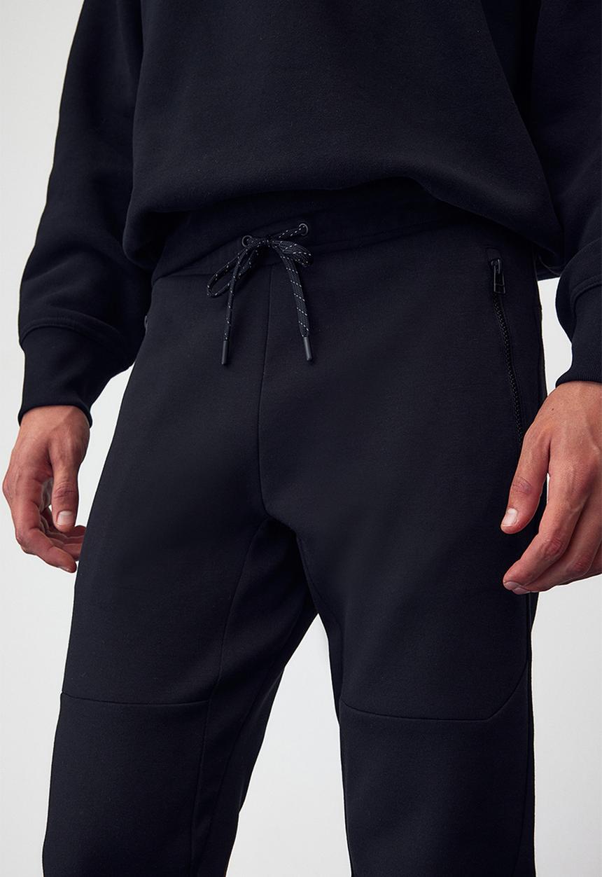 H&M - Drymove™ tapered tech joggers with zipped pockets - black