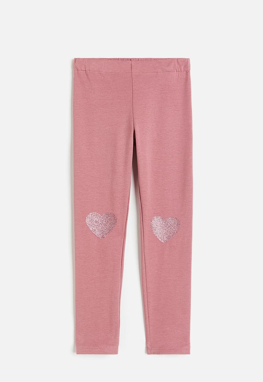 H&M - Brushed-inside leggings - pink