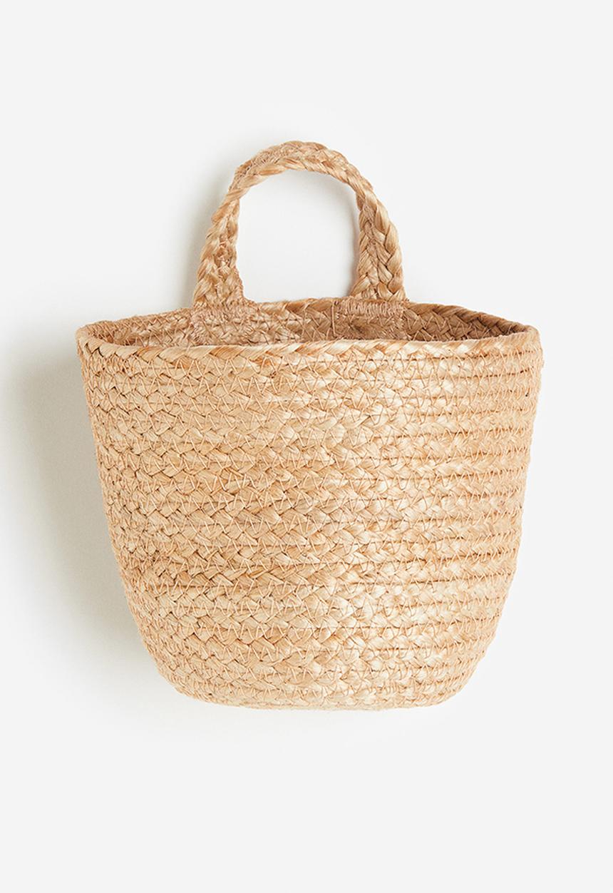 H&M - Handmade wall storage basket - beige