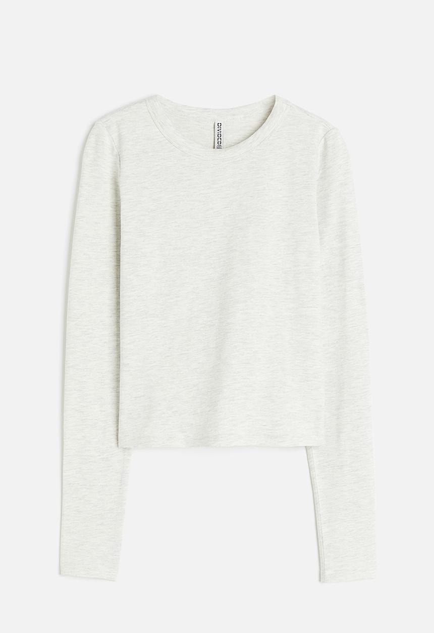 H&M - Long-sleeved top - grey