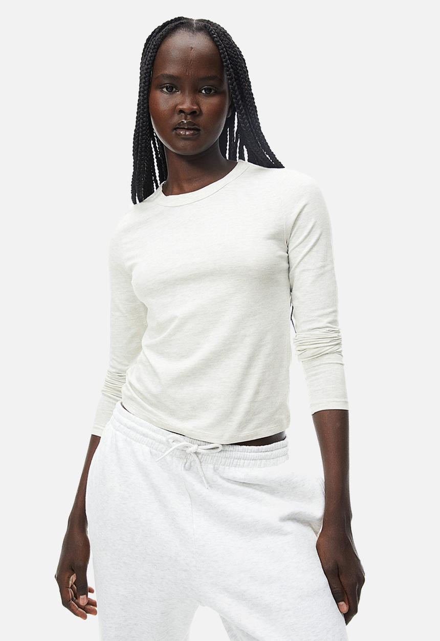H&M - Long-sleeved top - grey