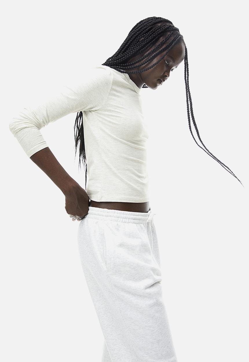 H&M - Long-sleeved top - grey