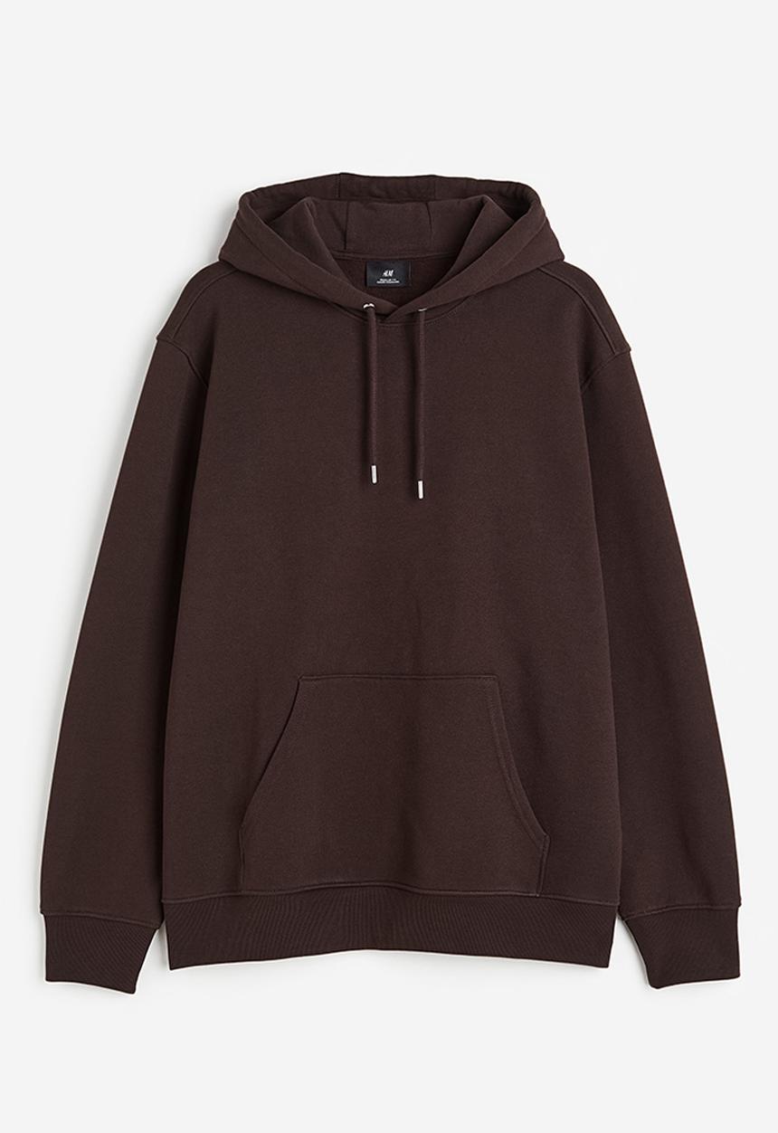 H&M - Regular fit hoodie - brown