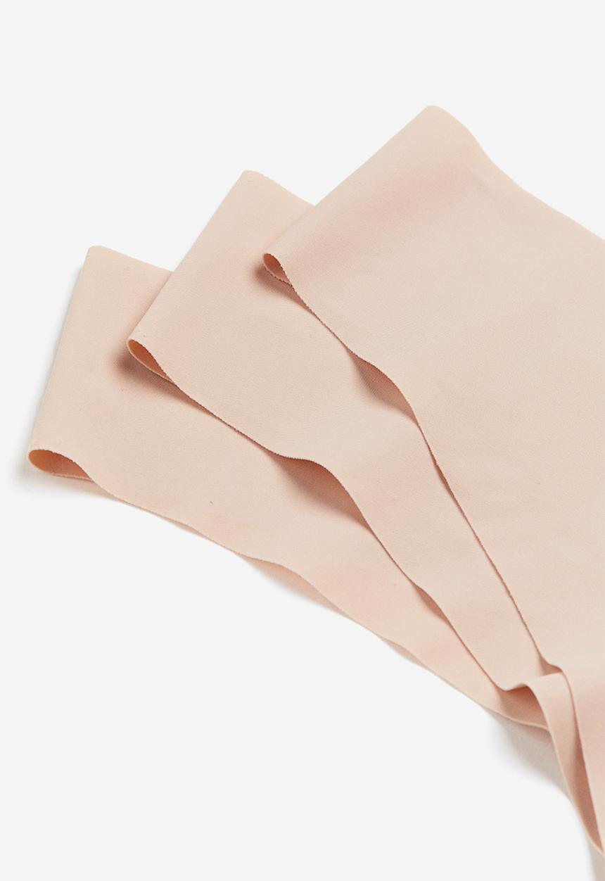 H&M - 3 Pack invisible brazilian briefs - beige