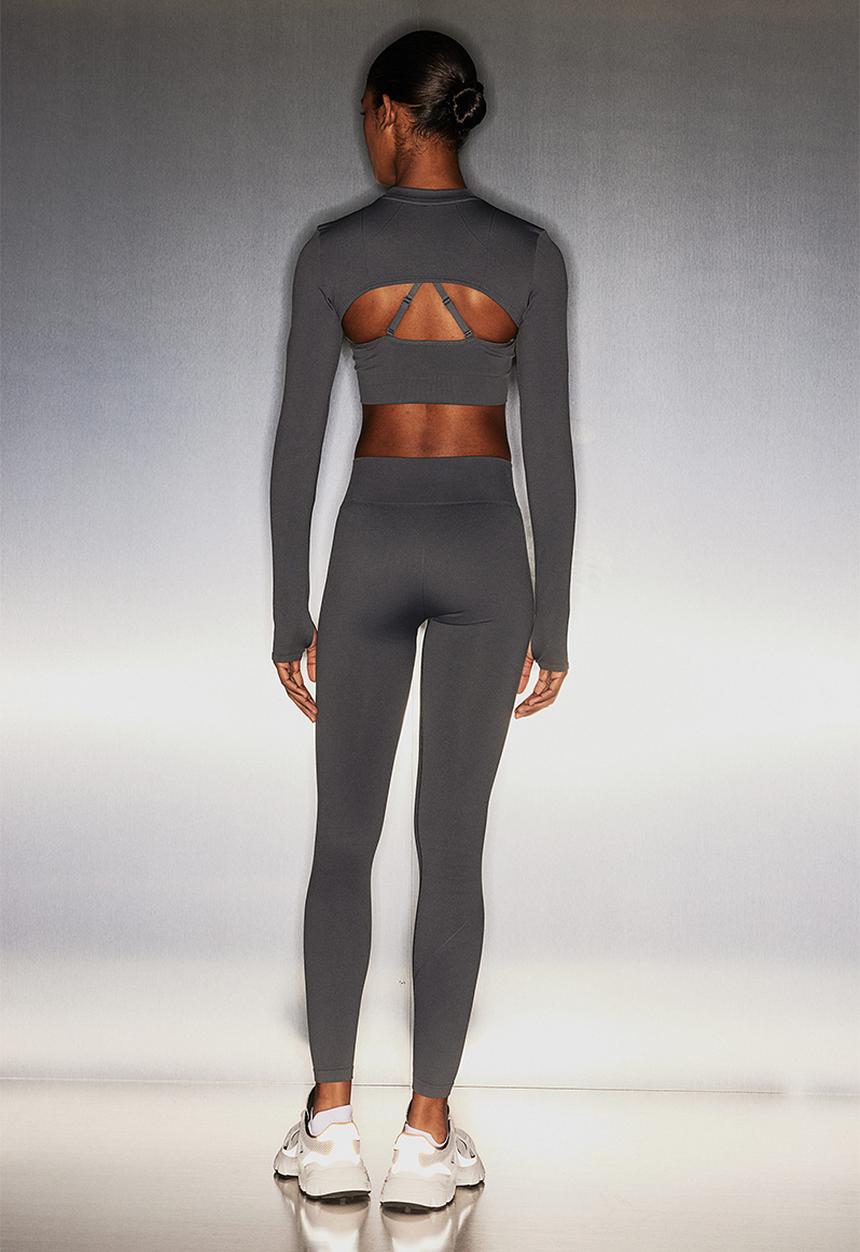 H&M - Drymove™ seamless sports tights - grey