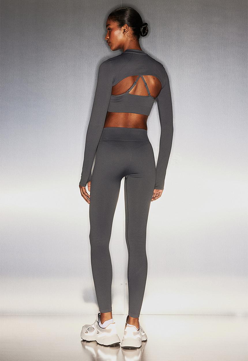 H&M - Drymove™ seamless sports tights - grey