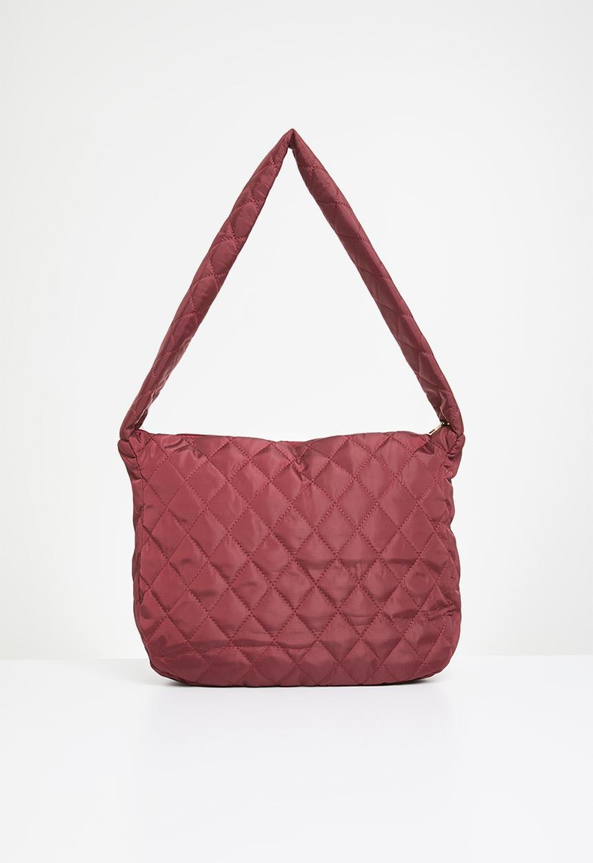 Superbalist - Quilted shopper bag - burgundy 