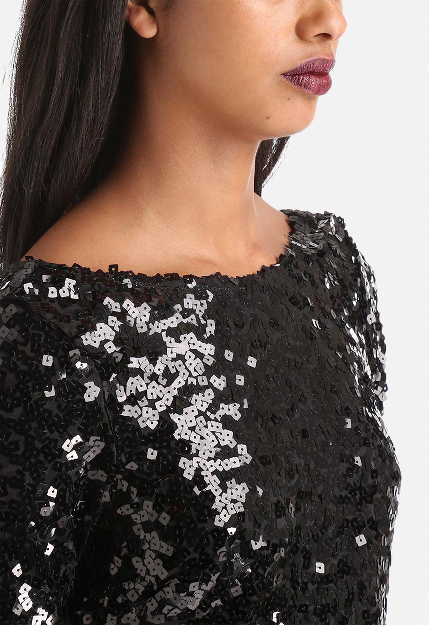 Motel - Damitri Hyper Cube Sequin Shift Dress