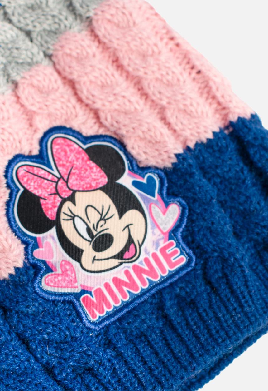 Character Group - Minnie mouse beanie & mittens - pink