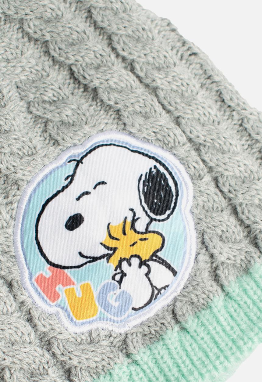 The Character Group (Legacy) - Snoopy beanie & mittens - grey
