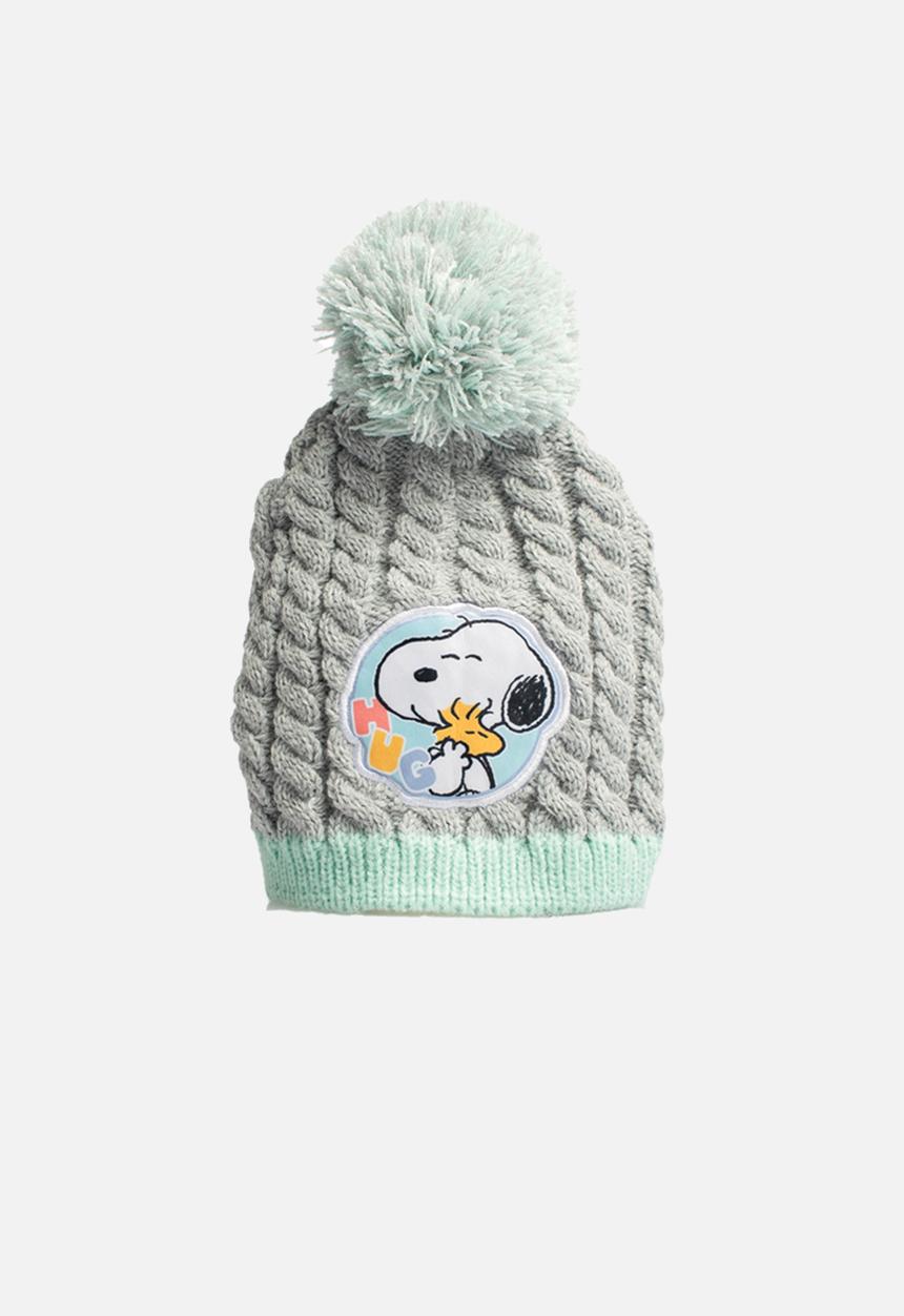 The Character Group (Legacy) - Snoopy beanie & mittens - grey