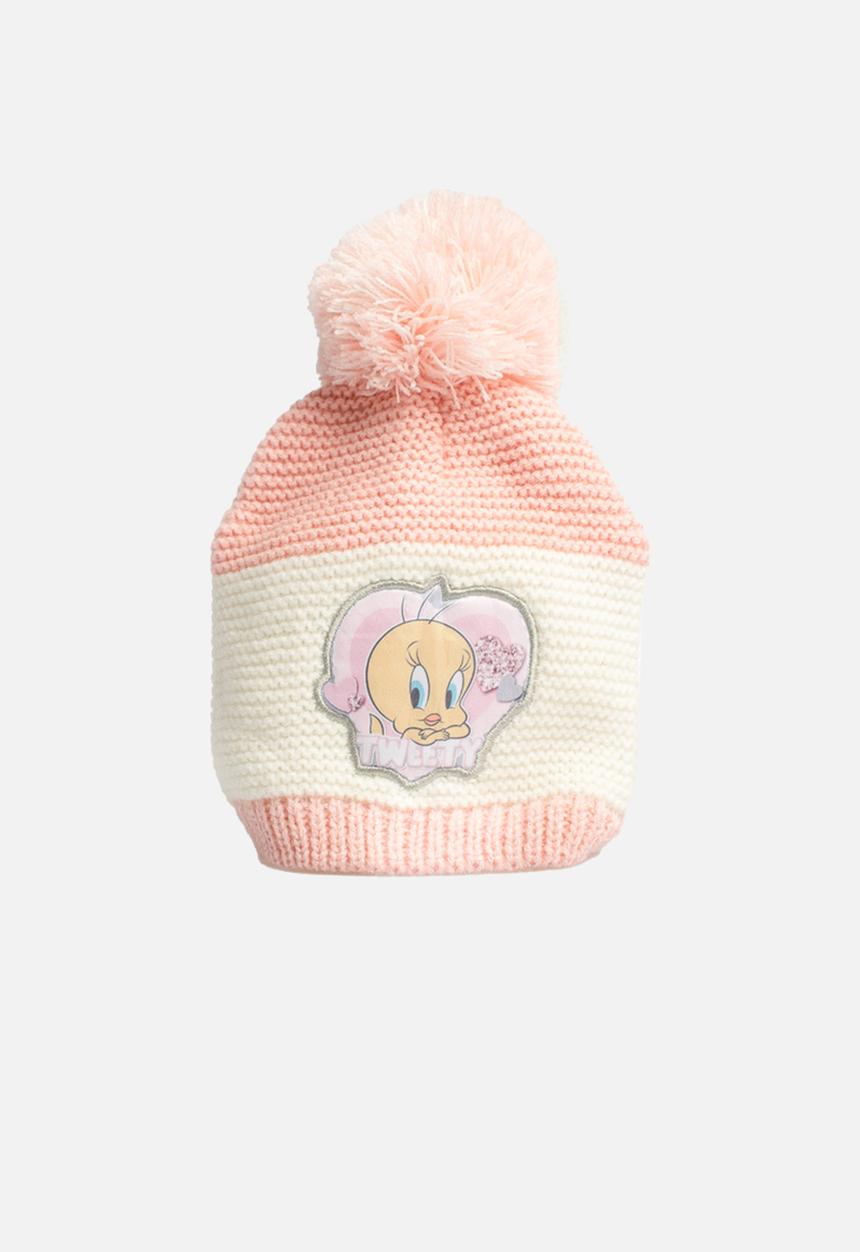 The Character Group (Legacy) - Tweety beanie & mittens - pink