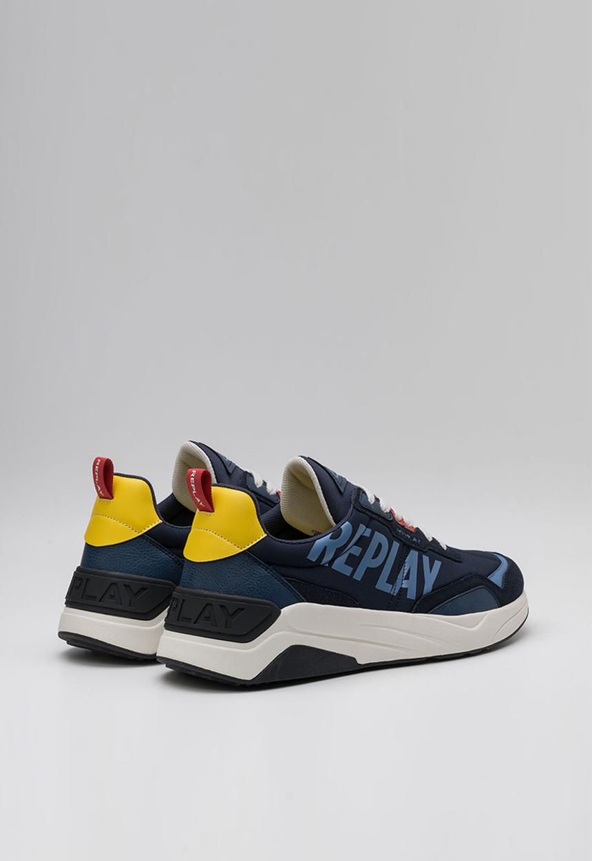 Replay - Tennet - tennet tint - navy & yellow 