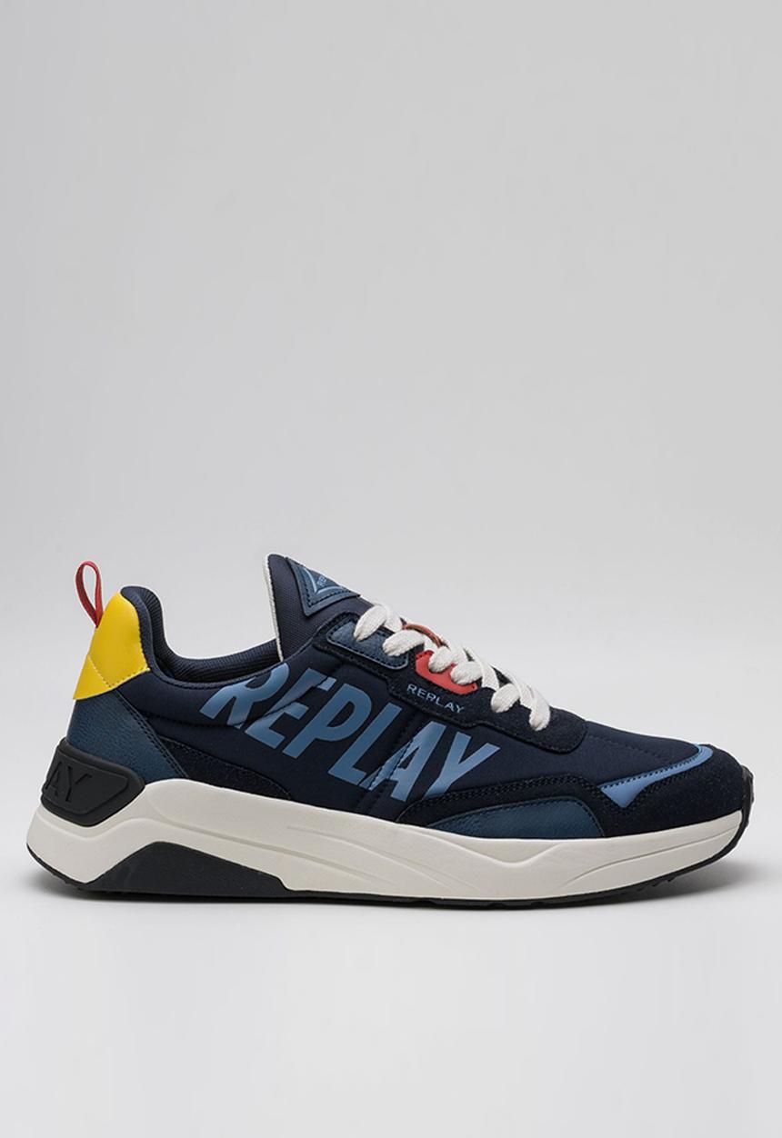 Replay - Tennet - tennet tint - navy & yellow 