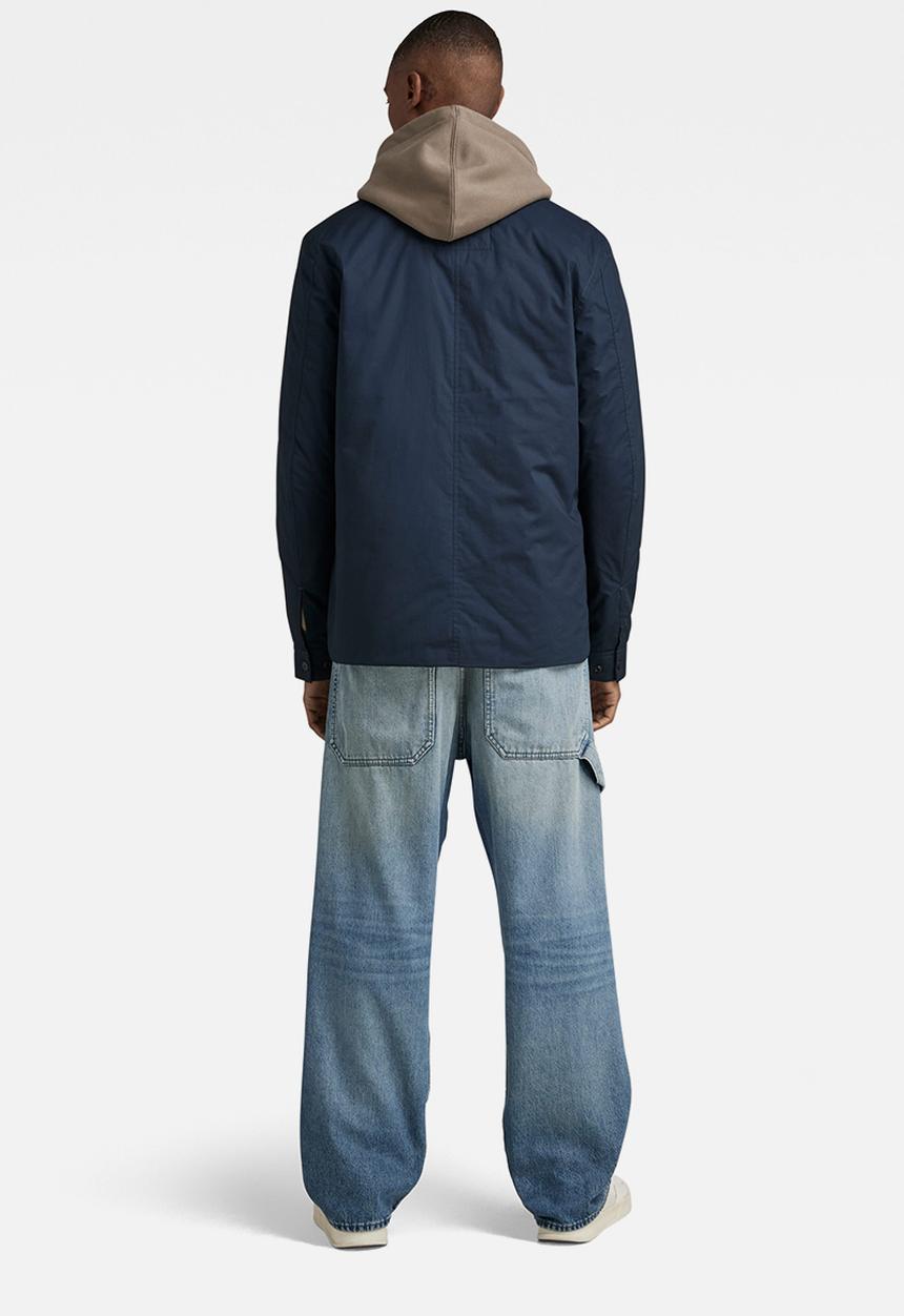 G-STAR - Lofty pdd overshirt Manor poplin - salute