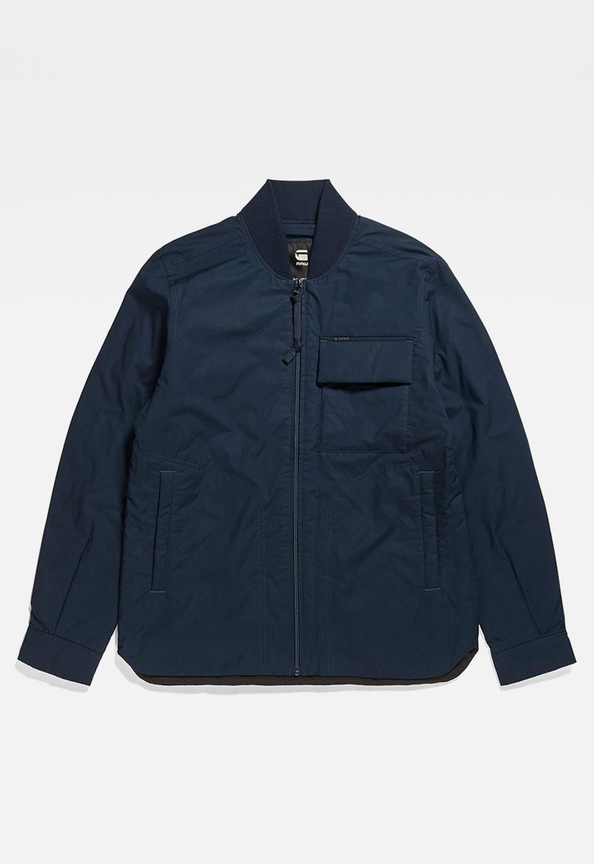 G-STAR - Lofty pdd overshirt Manor poplin - salute