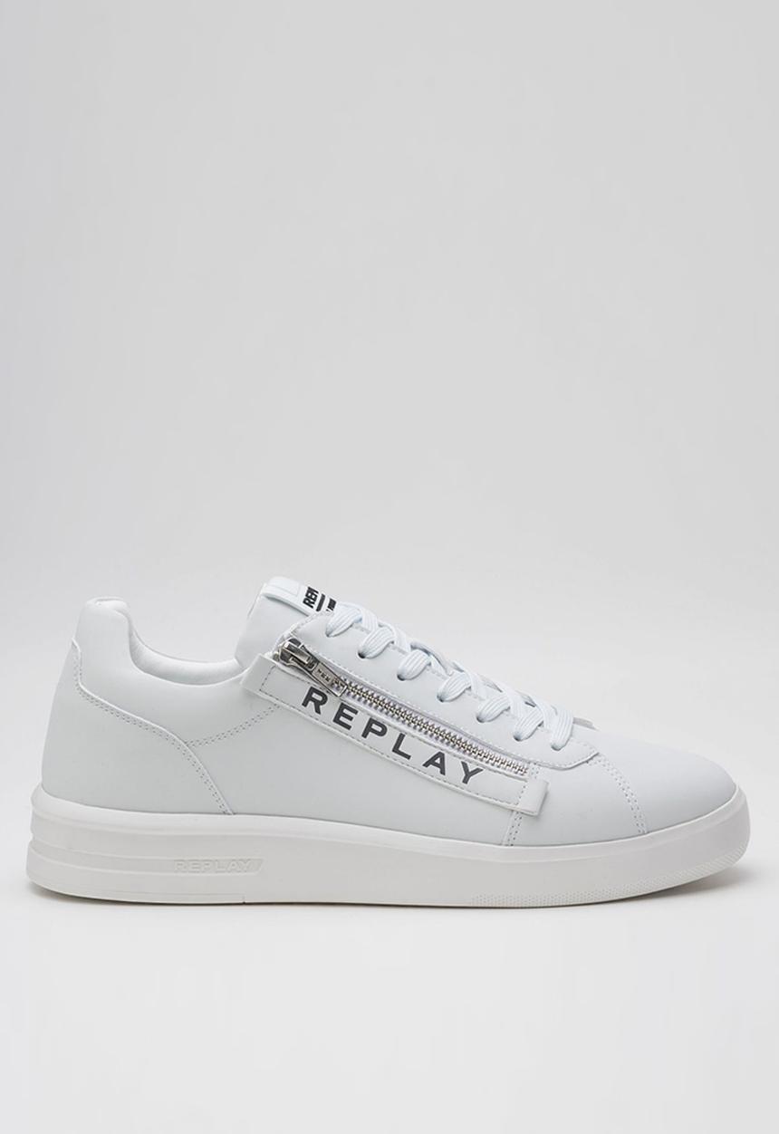 Replay - University - University zip men - white