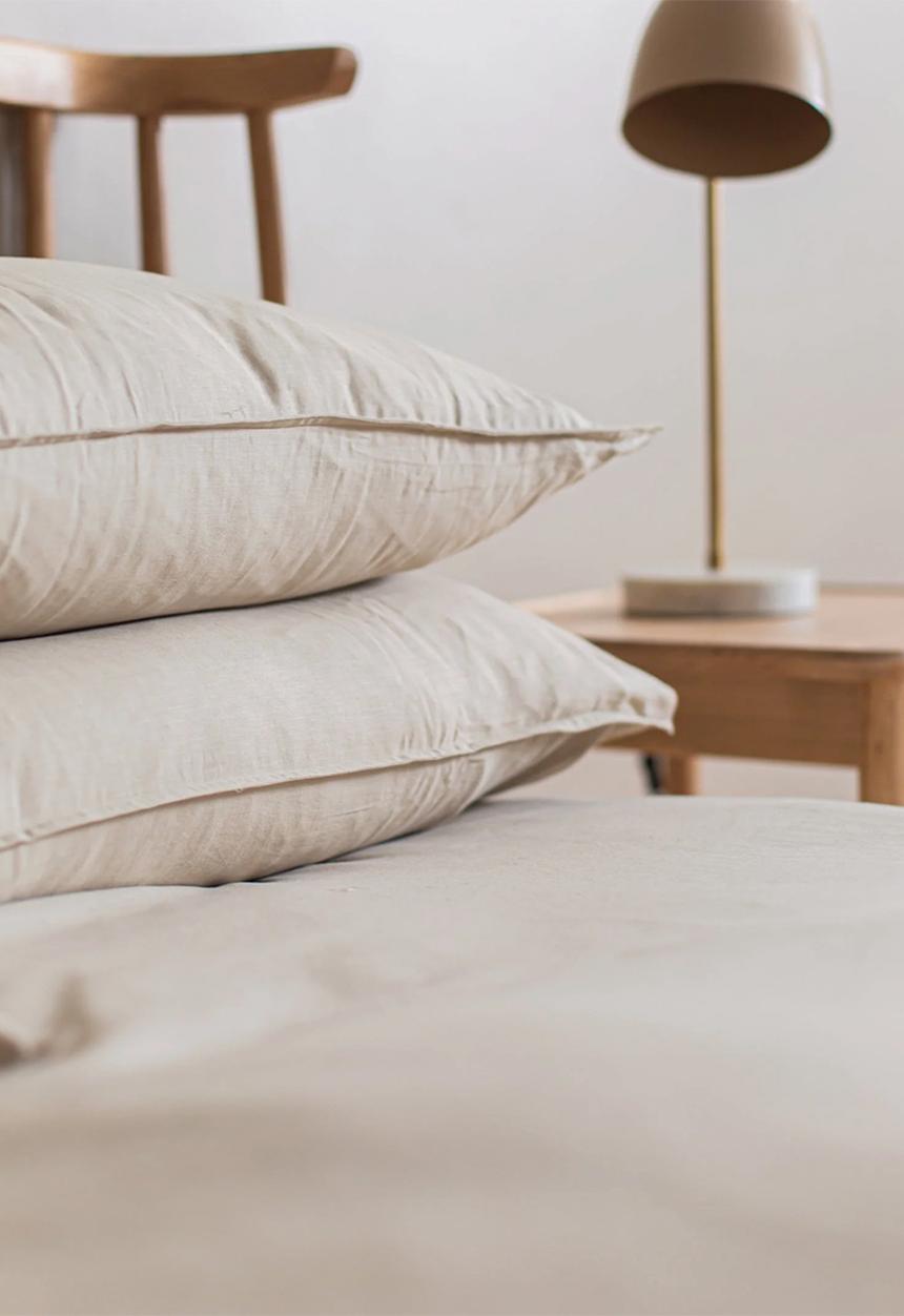 Hertex Haus - Bellisima Linen Blend Bed Set - Natural