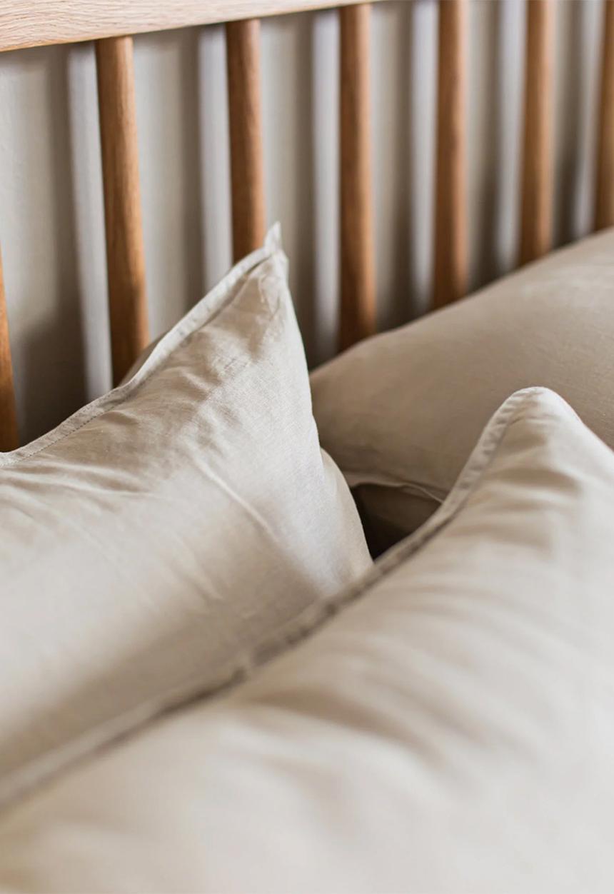 Hertex Haus - Bellisima Linen Blend Fitted Sheet - Natural