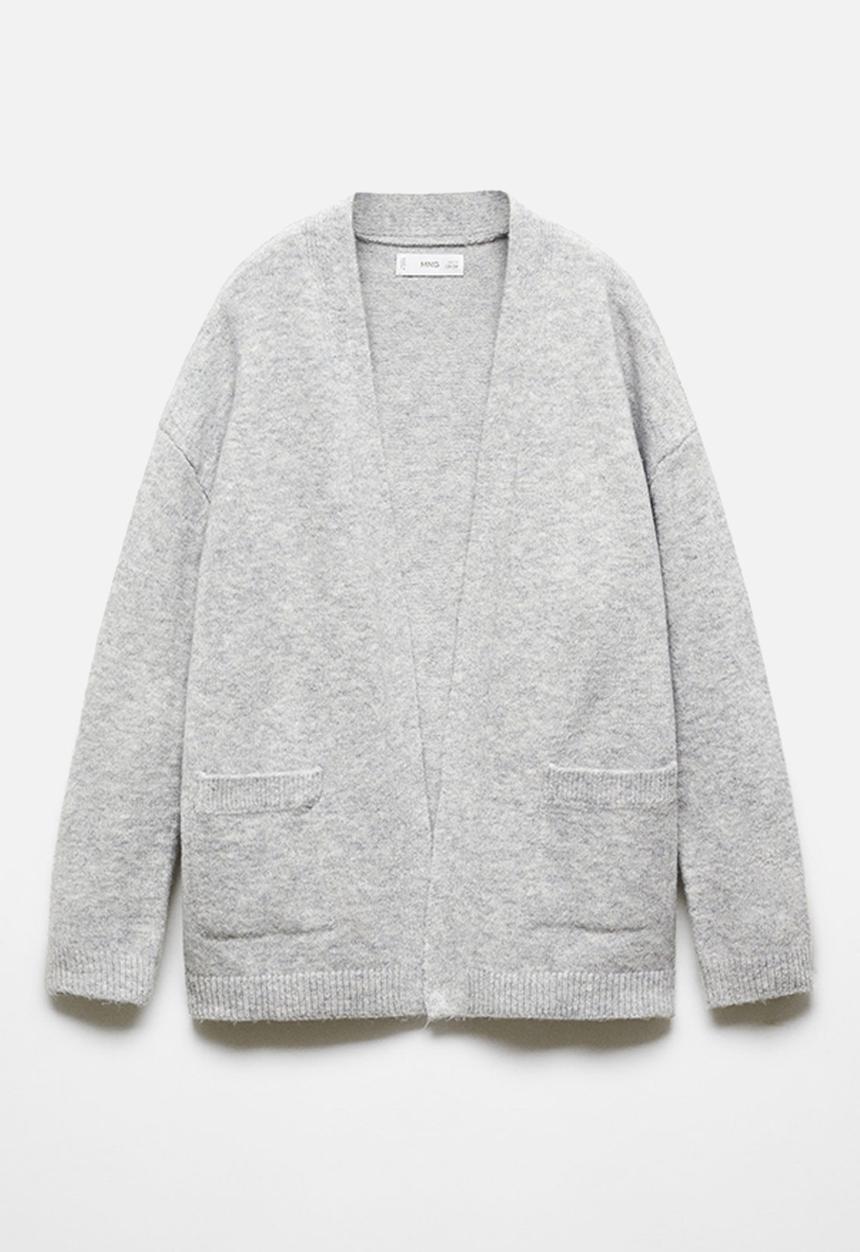 MANGO - Cardigan tique5 - light grey denim