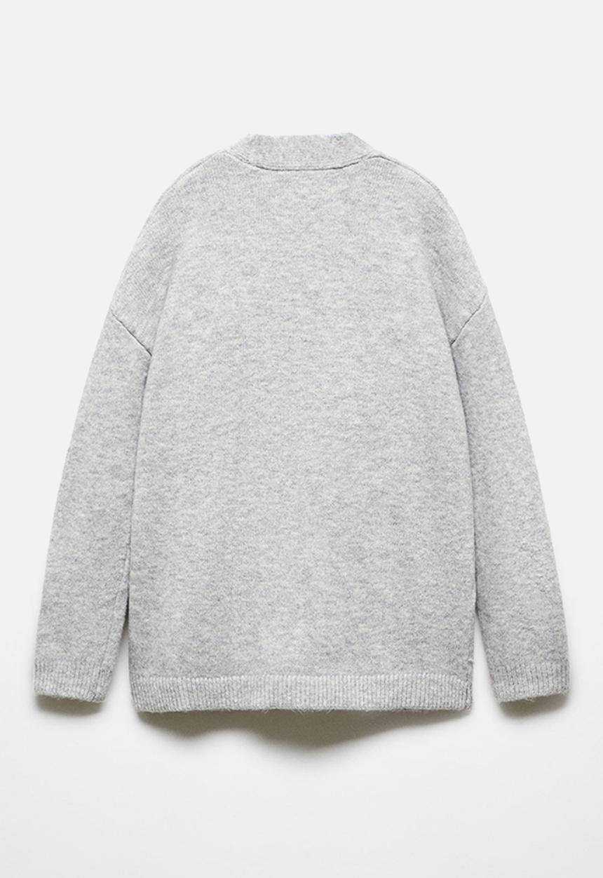MANGO - Cardigan tique5 - light grey denim