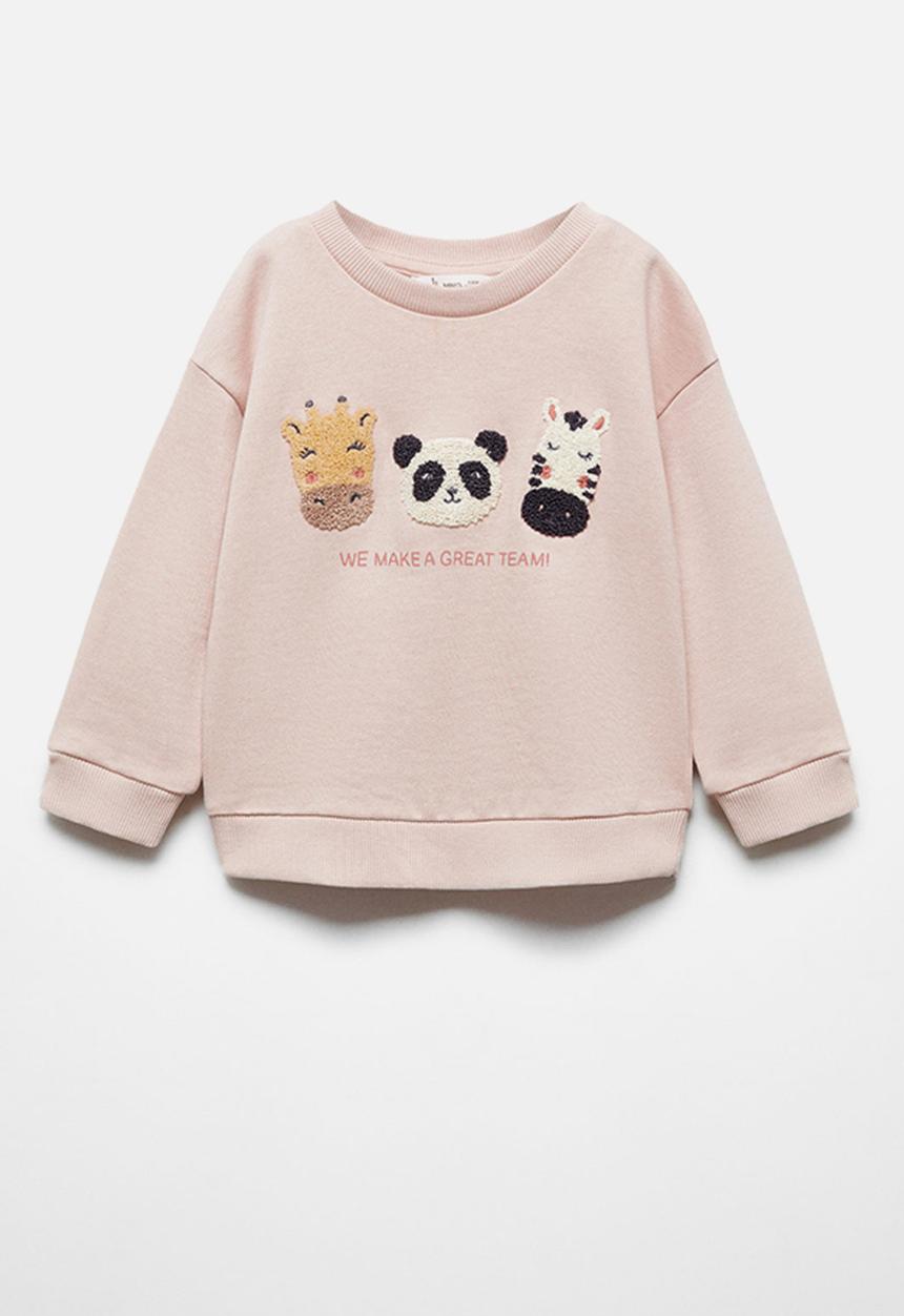 MANGO - Sweatshirt team - pink