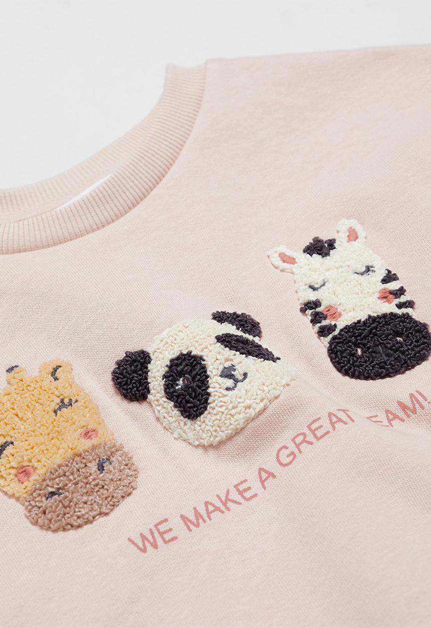 MANGO - Sweatshirt team - pink