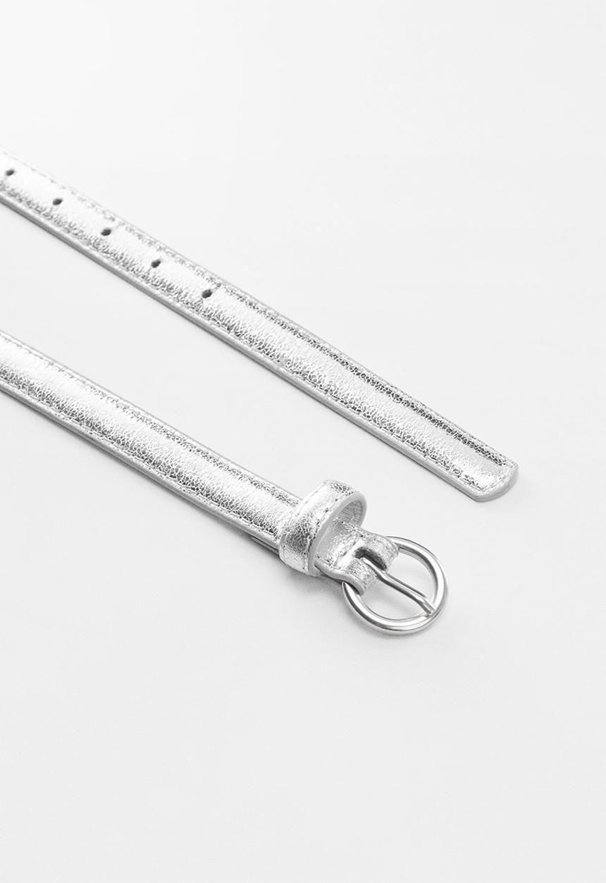 MANGO - Belt starb - silver