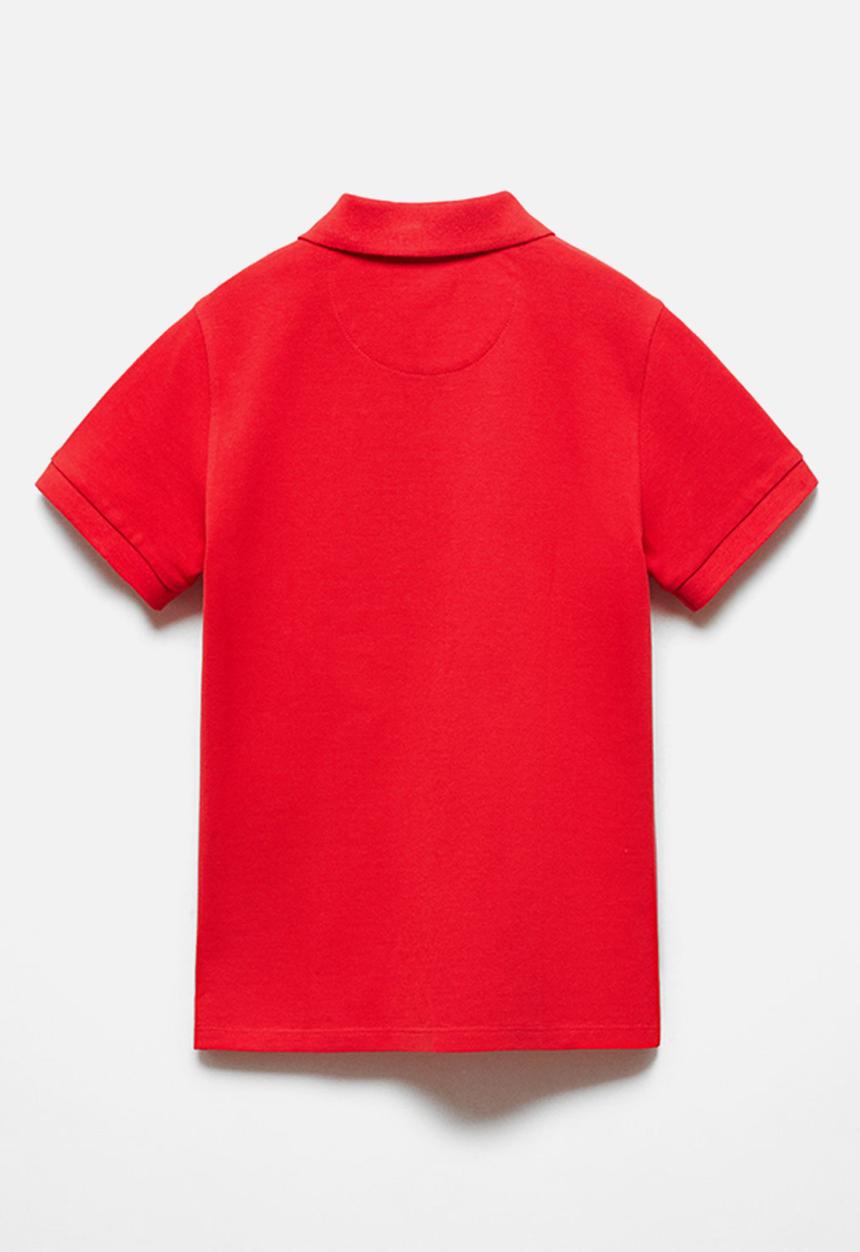 MANGO - Polo shirt pekin - red