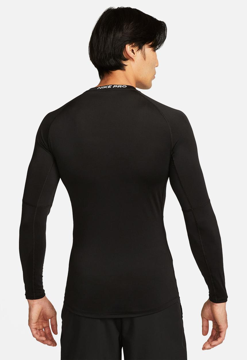 Nike - Nike Pro Dri-FIT tight ls fitness top - black/white