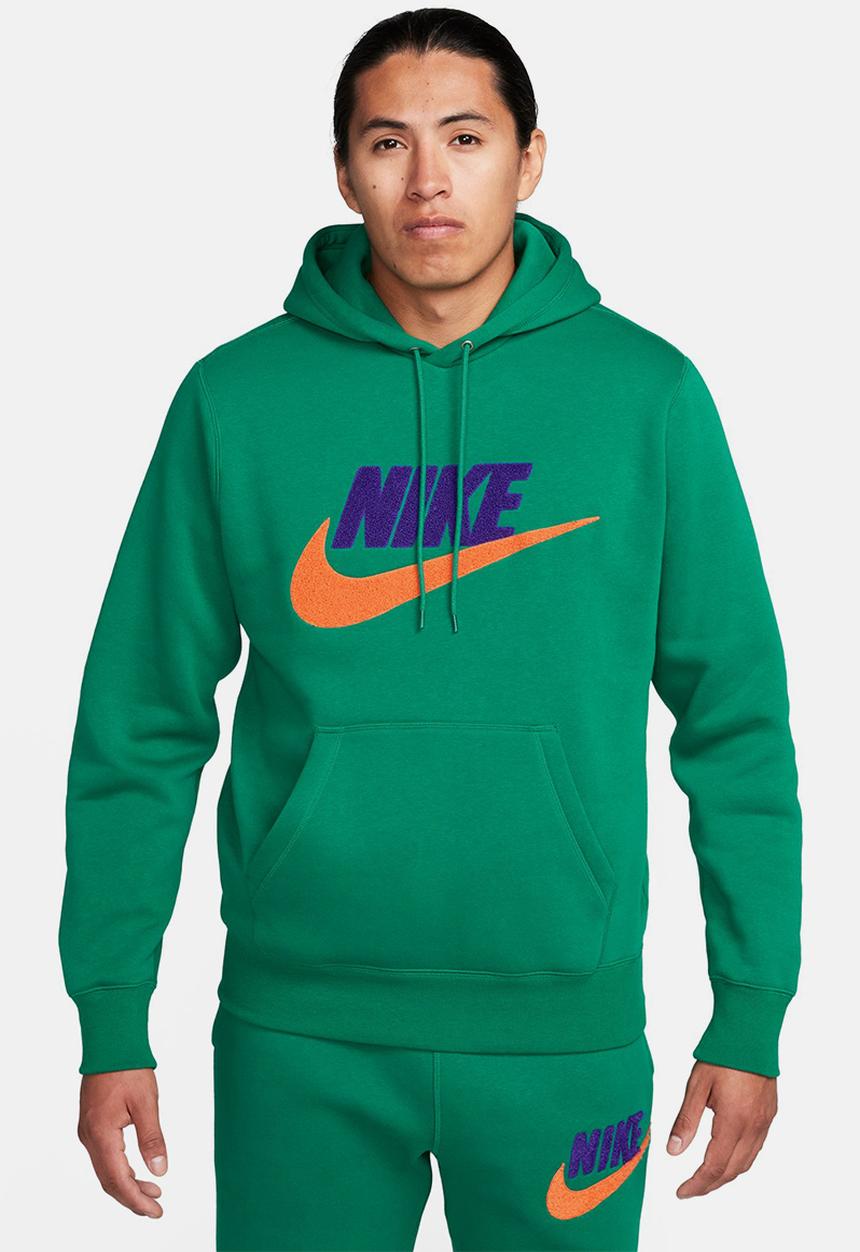 Nike - Club fleece pullover Hoodie - Green
