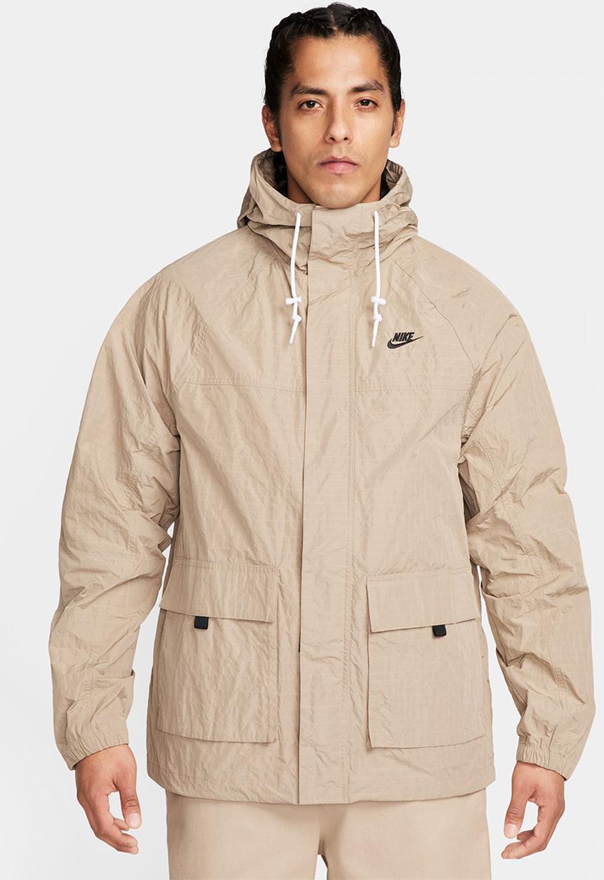 Nike - Club bowline jacket - khaki & black