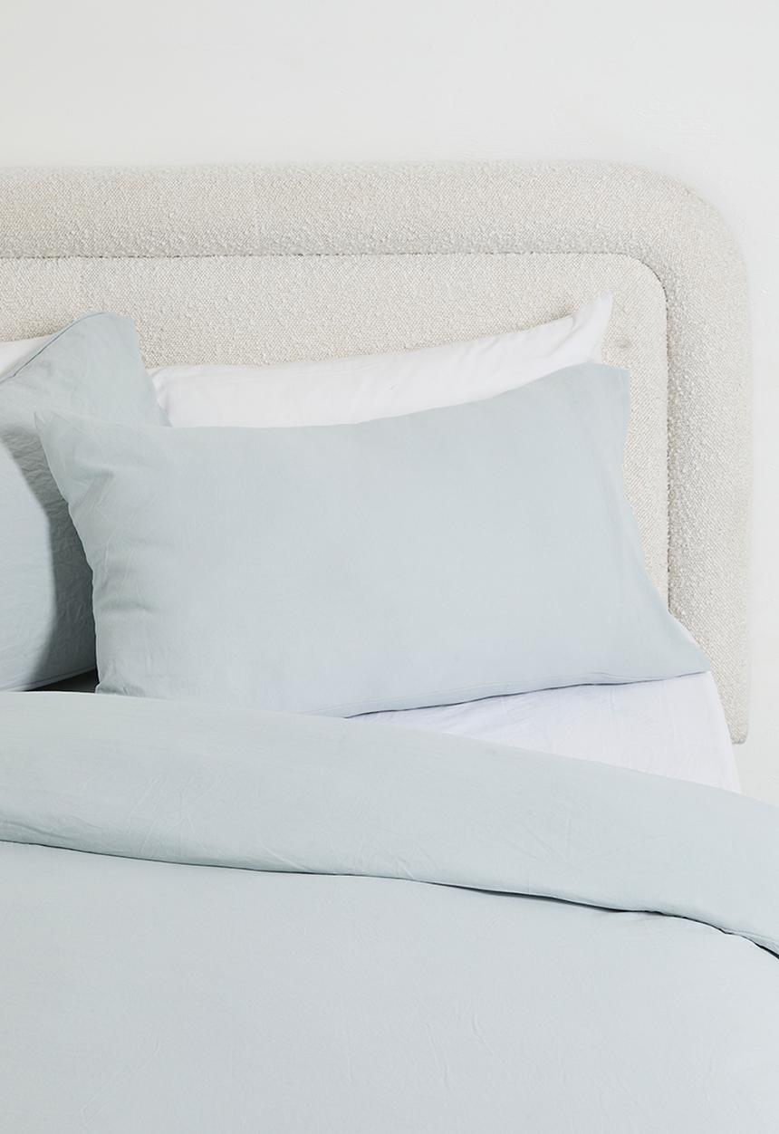 Horrockses - Linen Look Duvet Cover - Grey