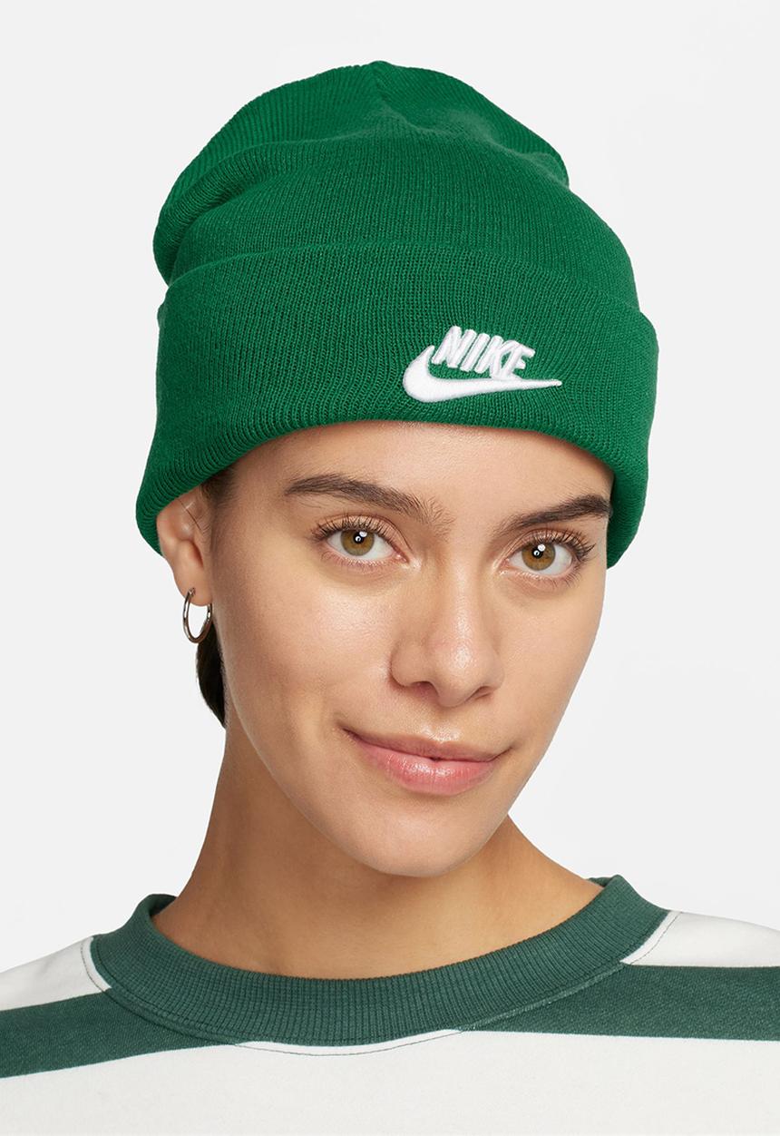 U nk peak beanie tc fut l tall cuff futura beanie - malachite/white