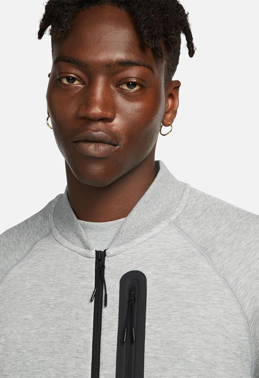 Nike - NSW  Tech Fleece N98 bomber jacket - dk grey heather & black
